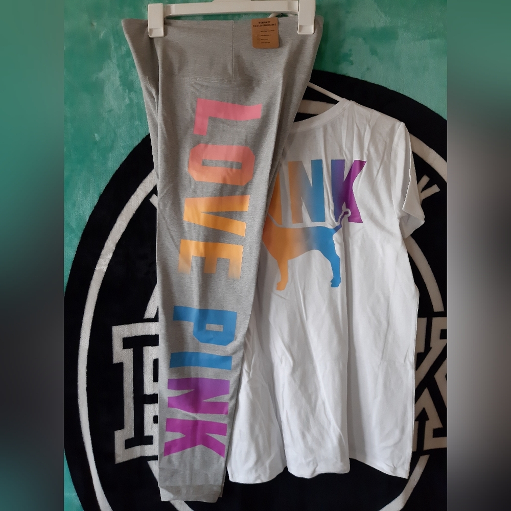 Vs Pink Legging Set